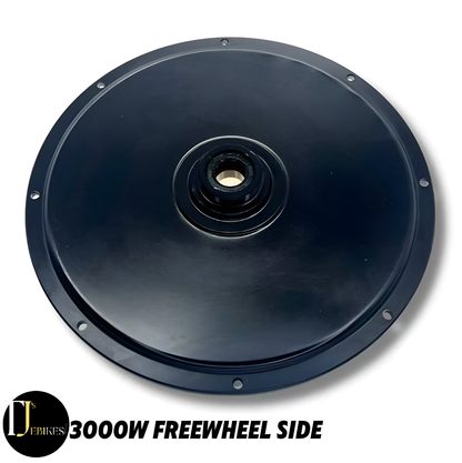 3000W Ebike Motor Side Cover Plate Freewheel & Brake Side 17mm & 22mm Bearing Black