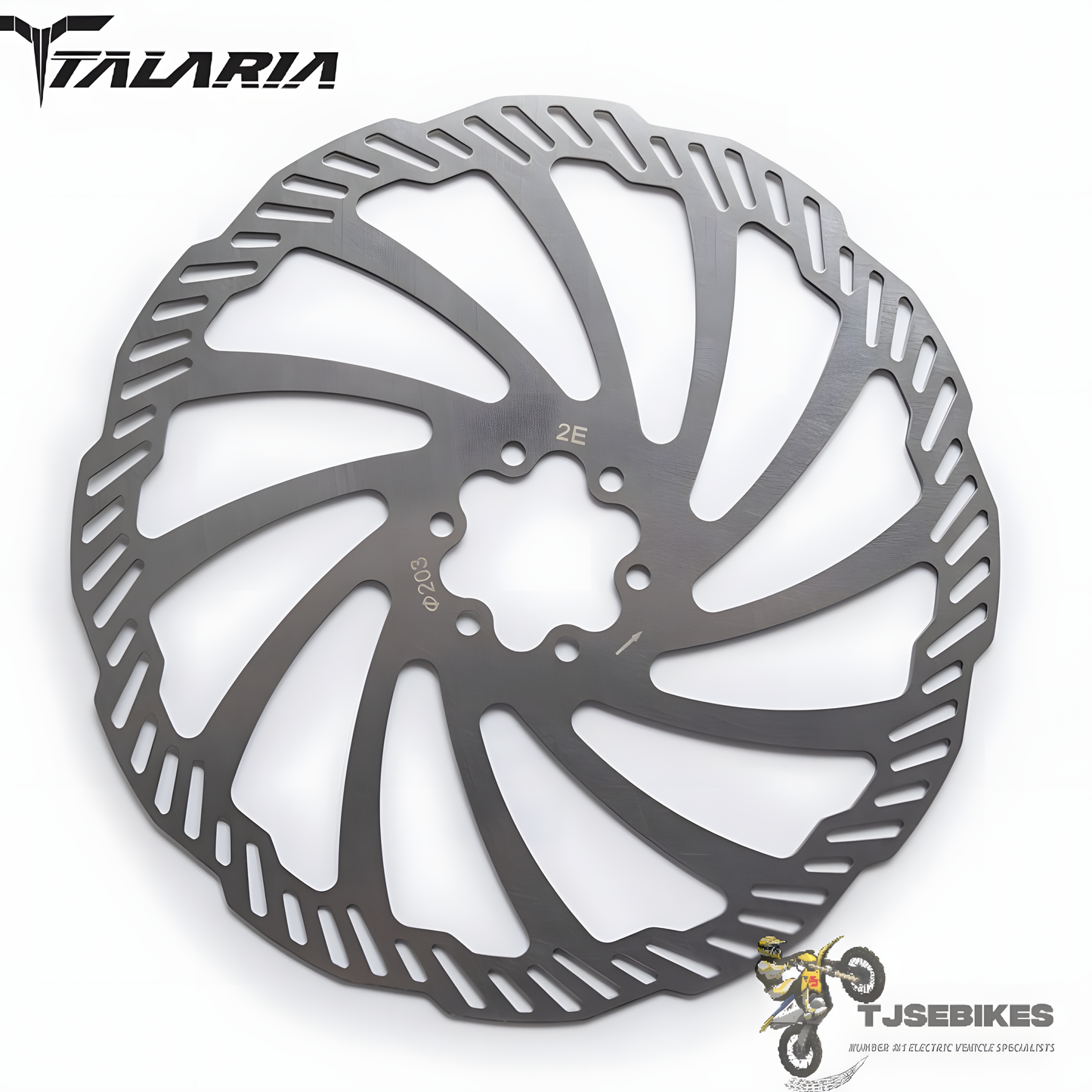 Talaria Sting OEM Front 203mm Motorcycle Brake Disc Rotor – Original Replacement Part