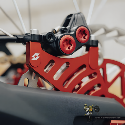 Full-E Charged Rear Brake Caliper Bracket – Talaria / Light Bee / Pro SS Compatible – Designed for 250mm Oversize Brake Disc
