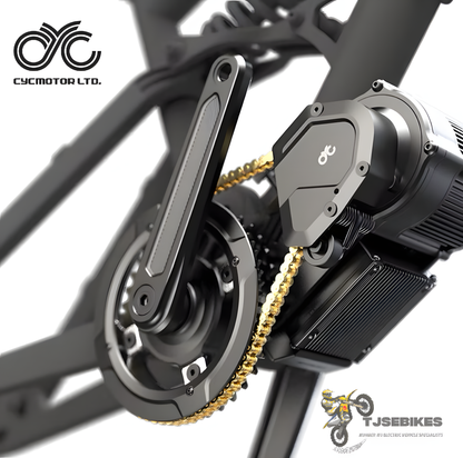 CYC X1 Pro Gen 4 - 5000W Ebike Torque Sensing Mid Drive Conversion Kit