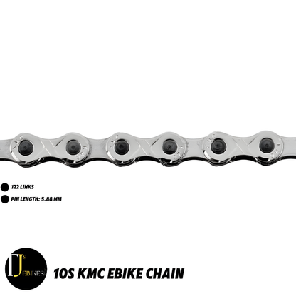 KMC e10 10-Speed E-Bike Heavy-Duty Chain 122 Links