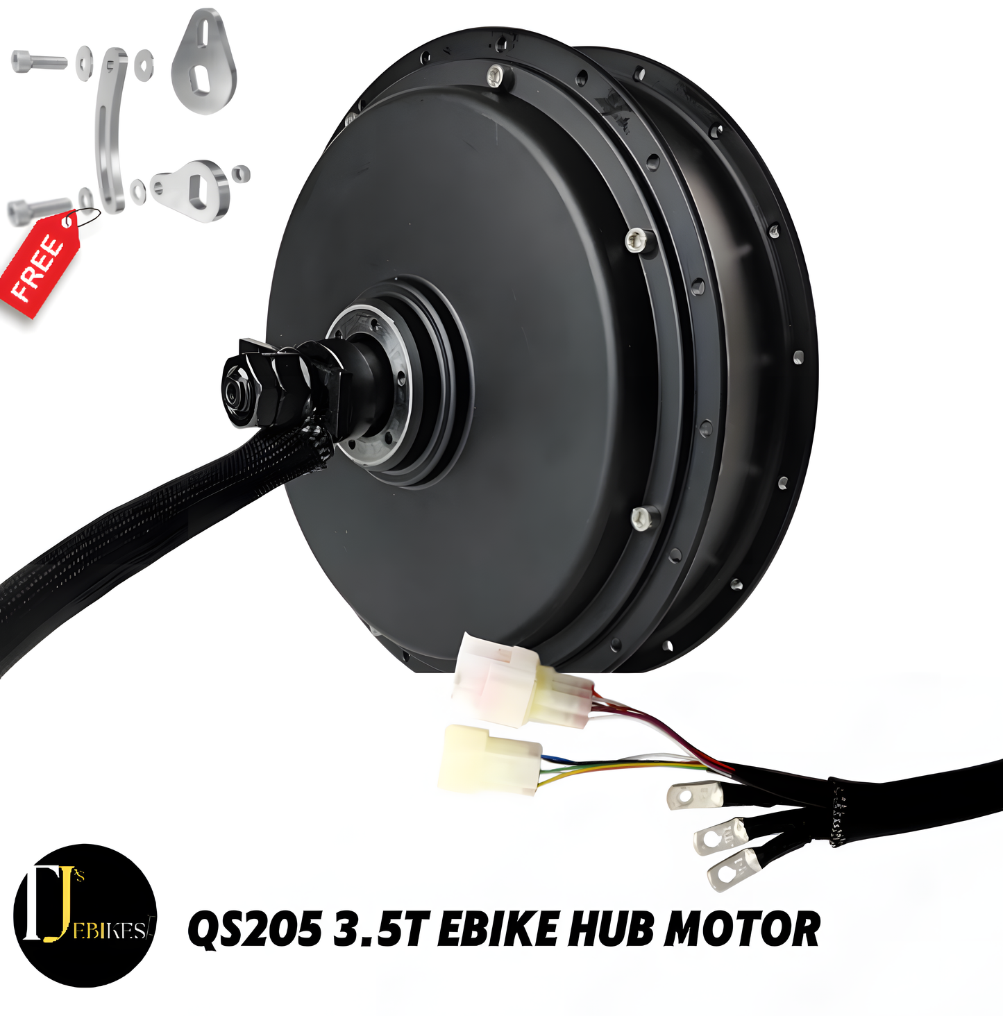 QS205 Hub Motor 72V 3.5T EBike Hub Motor 50H