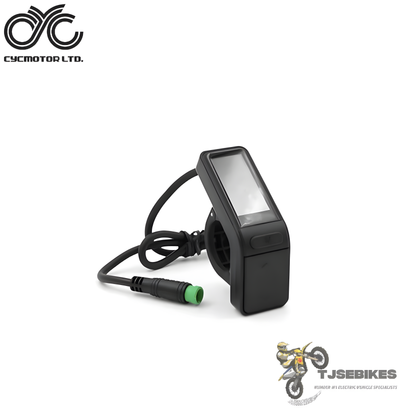 CYC SW102 Ebike Display for X-Series Controllers – Compact Plug-and-Play eBike Display (36V–72V)
