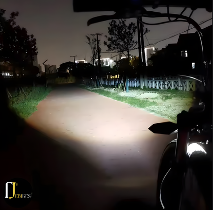 Ebike Headlight Waterproof Switch with Horn 12/24/36/48/52/60/72V 6W High-Power