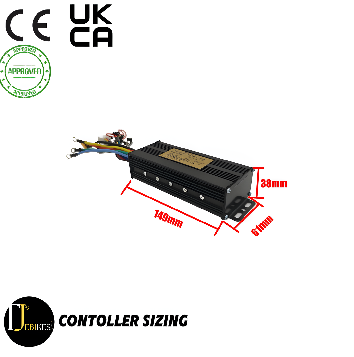 30A Sine Wave Ebike Controller/ 36V 48V 52V 750W-1000W 3-Mode Sine Wave Controller for Electric Bike