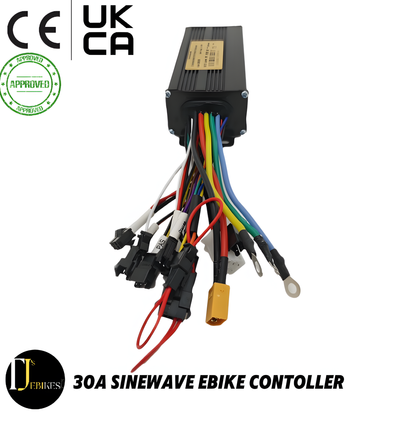 30A Sine Wave Ebike Controller/ 36V 48V 52V 750W-1000W 3-Mode Sine Wave Controller for Electric Bike