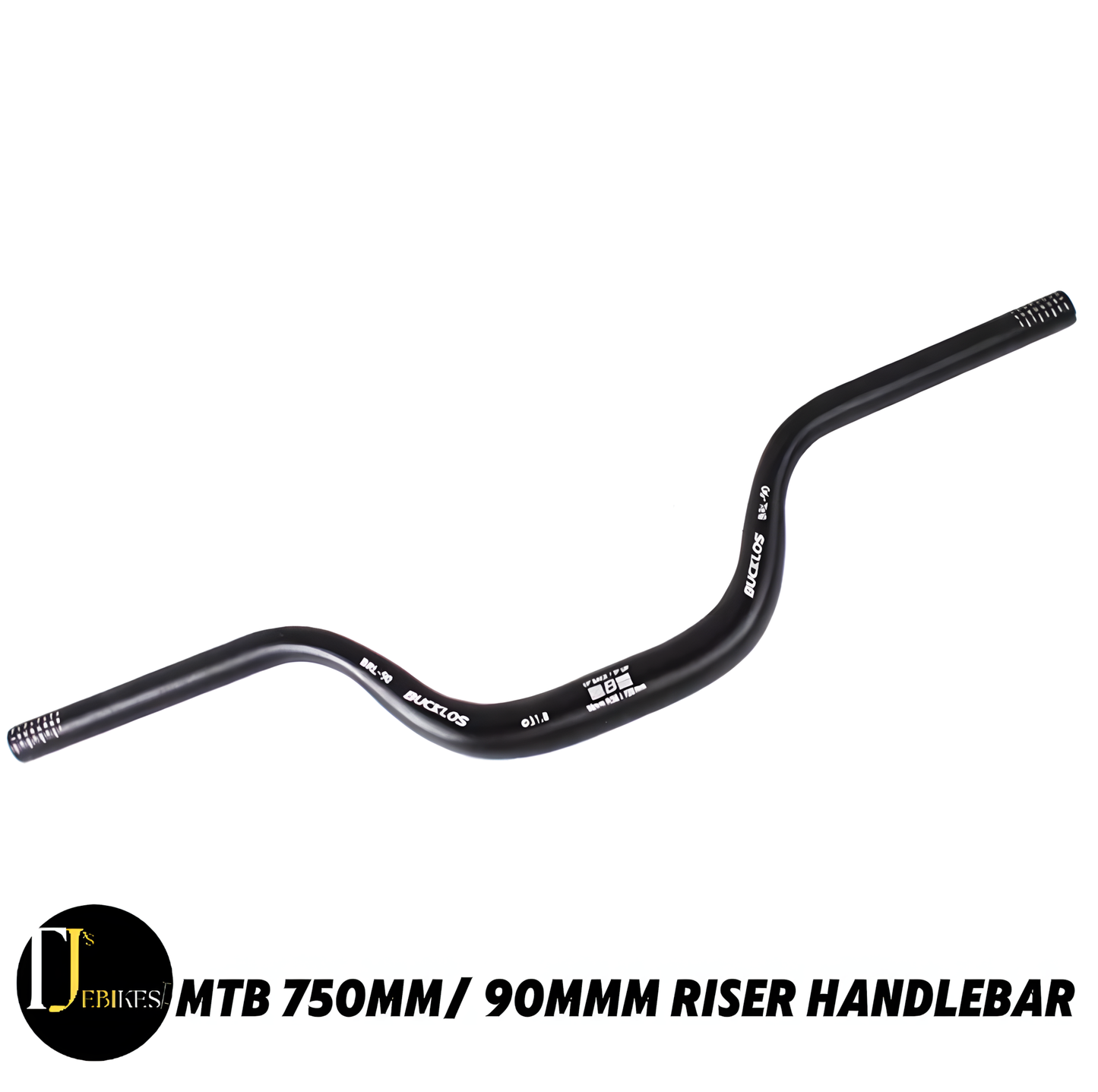 High Rise Handlebar 780mm Wide 90mm Rise 31.8mm Stem EBike Sur Ron Talaria Bars